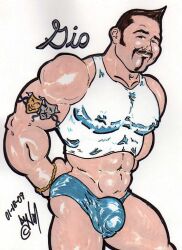 cmanart_(calvin) gay yaoi male male_only traditional_media tagme 2009 dated