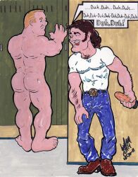 cmanart_(calvin) gay yaoi male male_only traditional_media tagme 2011 dated