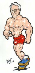 cmanart_(calvin) gay yaoi male male_only traditional_media tagme 2006 dated bulge