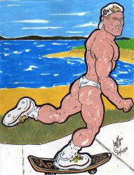 2009 cmanart_(calvin) dated gay male male_only tagme traditional_media yaoi