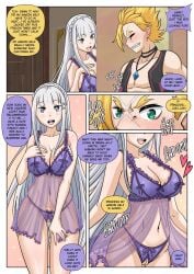 emilia (re:zero) from re:zero kara hajimeru isekai seikatsu by apoelayoshi7