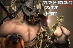 3d 3d_(artwork) nsfw simon_sklar source_filmmaker tagme sfm skyrim dragonborn argonian meme