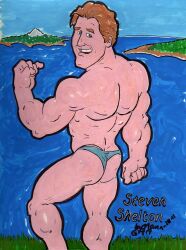 cmanart_(calvin) gay yaoi male male_only traditional_media tagme 2011 dated