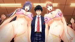 2010s 2d 2d_(artwork) 3boys 3girls absurd_res absurdres being_watched big_ass big_breasts bondage bra breasts censored clothing collar exhibitionism femsub game_cg high_heels human kyonyuu_hitozuma_onna_kyoushi_saimin leash lune milf mosaic_censoring multiple_girls multiple_subs pee peeing pussy school shirakawa_miwa skyhouse squirting stockings teacher teacher_and_student tsukishima_kyouko urinating urinating_female urination urine watching