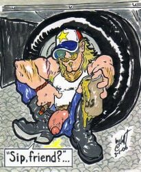 dated cmanart_(calvin) gay yaoi male male_only traditional_media tagme 2006