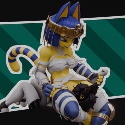 1:1 2026 3d_(artwork) 3d_animation aak_(arknights) aak_(valorlynz) animal_crossing animated ankha_(animal_crossing) anthro arknights arm_grab armwear arrow_pointing_to_crotch arrow_pointing_to_pussy arrow_tattoo artist_request bandage bandaged_arm bandaged_chest bandaged_leg belly black_clothing black_underwear blue_armwear blue_clothing blue_elbow_gloves blue_fingerless_gloves blue_gloves blue_hair blue_handwear blue_legwear blue_thigh_highs bob_cut bottomless bottomless_anthro bottomless_female bracelet breasts chokehold claws clothed clothing crotch_lines cunnilingus cyan_background digital_media_(artwork) directional_arrow domestic_cat dominant dominant_female duo egyptian egyptian_clothing egyptian_headdress elbow_gloves face_in_crotch face_in_pussy facesitting felid feline felis female finger_claws fingerless_gloves fingers fur fur_markings genitals gloves glowing glowing_eyes gold_(metal) gold_jewelry grey_body grinding_on_face hair handwear head_between_legs head_between_thighs headgear headlock headwear hip_sway hypergryph jewelry leg_grab leg_wrap leglock legwear looking_down low_res male male/female mammal markings medium_breasts midriff mummy_wrappings nintendo nothingsorter oral pubic_markings pubic_tattoo sex short_hair simple_background sitting sitting_on_another solo speech_bubble striped_markings striped_tail stripes studio_montagne submissive submissive_male tail tail_markings tattoo thigh_grab thigh_highs underwear vaginal warfare_ankha white_body wide_hips yellow_body