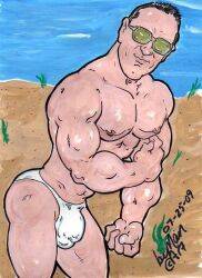 cmanart_(calvin) gay yaoi male male_only traditional_media tagme 2009 dated