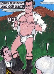 dated cmanart_(calvin) gay yaoi male male_only traditional_media tagme 2012 bulge