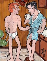 cmanart_(calvin) gay yaoi male male_only traditional_media tagme 2009 dated