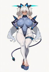 1girls ai_generated artist_request big_ass big_breasts big_butt big_thighs blue_eyes blush bodysuit breasts bubble_ass bubble_butt buttplug camel_toe cameltoe cat_ears cat_tail commission curvaceous curvy curvy_female curvy_figure fate_(series) feet female female_only genshin_impact gloves high_heels hitomi_twins huge_breasts imminent_sex latex latex_gloves leotard lily_buns looking_at_viewer nipple_bulge original original_character pussy_outline shiny_clothes skin_tight skintight smiling smiling_at_viewer solo spandex spandex_suit suggestive_gesture suggestive_look suggestive_pose taimanin_(series) tan-skinned_female thick thick_ass thick_butt thick_hips thick_legs thick_thighs thigh_strap thighhighs thighs thong thong_leotard toes voluptuous voluptuous_female white_hair