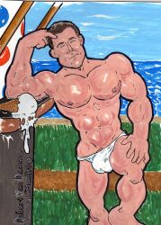 cmanart_(calvin) gay yaoi male male_only traditional_media tagme 2011 dated