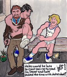 cmanart_(calvin) gay yaoi male male_only traditional_media tagme 2011 dated