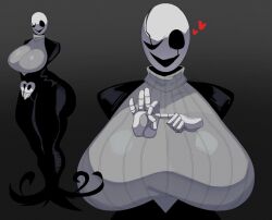 fem gaster from undertale by almewe