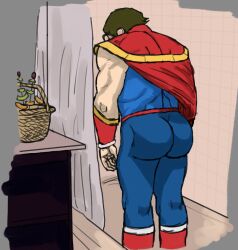 ass bara big_ass big_butt bubble_ass bubble_butt daddy dilf dispatch_(game) everyone_is_so_mean_2_me fat_ass fat_butt gay huge_ass huge_butt male male_only meme meme_reference muscular muscular_male phenomaman round_ass round_butt solo sunworship_abel thick_ass thick_butt