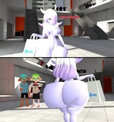 3d 3d_(artwork) big_ass_(female) big_ass_(milf) big_ass_cheeks big_booty_(female) big_booty_(milf) big_bubble_butt big_butt_(female) big_butt_(milf) big_butt_cheeks blushing_male bubble_ass_(female) bubble_ass_(milf) bubble_booty bubble_butt_(female) bubble_butt_(milf) bum elizabeth_(smg4) elizabeth_(smg4_oc) jiggling_ass jiggling_butt kaibernation mall milf_ass milf_butt nudist octoling_boy pussy shopping shopping_mall sloshing_ass sloshing_butt smg4 wide_ass wide_butt wide_hips wobbling_ass wobbling_butt