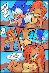 sally acorn from sega by thefuckingdevil