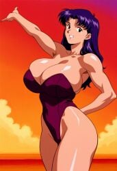 misato katsuragi from neon genesis evangelion