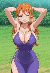 nami (one piece) from one piece by gode777ai