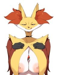 delphox from game freak by wozzu1