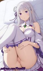 emilia (re:zero) from re:zero kara hajimeru isekai seikatsu by daxa