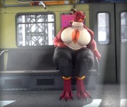1boy 1girls 3d animated bbw big_ass big_balls big_breasts big_penis bouncing_breasts breasts duo elias_(roroboros) female femboy implied_sex jeans male male/female milf muscular_female penis public public_indecency scalie shorter_than_30_seconds sitting_on_lap sitting_on_person size_difference sound sound_effects stealth_sex sweater tagme thick_thighs tradelt train train_interior video