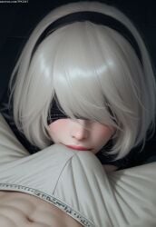 yorha 2b from nier: automata by pujopg