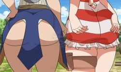 ass ass_focus booty butt_focus dr.stone heavenly_ass kohaku_(dr.stone) luna_wright volter_x_volter