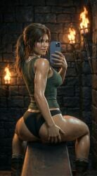 lara croft from tomb raider by leshay7