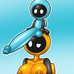 blue (julian's editor) from julian's editor by diaodiaoanimation
