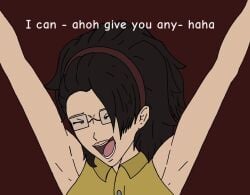 2females animated bayonetta bayonetta_(character) bayonetta_3 capcom crop_top deviantart devil_may_cry_(series) devil_may_cry_5 exposed_belly female female_only gif giving_up glasses nicoletta_goldstein no_penetration no_sound tagme tickle_torture tickled tickling tickling_armpits tickling_belly tickling_feet tickling_thighs ticklish video
