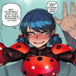 1boy 1girls 2girls ai_assisted ai_generated anime anime_style big_ass big_breasts blue_hair breasts caption cheating clitoris comic comic_page curvaceous curvaceous_body curvaceous_female curvaceous_figure dialogue disney disney_channel disney_xd female female_focus fit_female girl girly heroine hourglass_figure huge_ass huge_breasts kagami_tsurugi ladybug_&_cat_noir:_the_movie ladybug_(character) manga manga_page marinette_cheng marinette_dupain-cheng miraculous:_tales_of_ladybug_and_cat_noir miraculous_ladybug netorare patreon penis public_restroom pussy restroom sexy shiny sigabelle speech_bubble story testicles text text_bubble toilet twintails uncensored vagina voluptuous voluptuous_female waifu waifu_diffusion