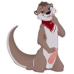 1boy 2d animal_genitalia anthro anthro_male anthro_only anthro_solo artist_request awtter awtter_mascot balls bandana bandana_only bandanna_on_neck bandanna_only blue_eye brown_body brown_fur claws cock curved_tail dick digital_media_(artwork) edit edited edited_by_uploader edited_official_artwork finger_on_penis finger_on_tongue fur fur_tuft furry furry_male furry_only furry_solo genitals hair_tuft heterochromia kneeling lidded_eyes long_penis looking_at_viewer male male_anthro male_furry male_only mustelid neckerchief neckerchief_only no-human no_human no_humans non-human non-human_only official_art official_artwork_edit on_knees only_furry only_male orange_eye otter penis penis_out pink_cock pink_genitals pink_penis pink_tongue plain_background raised_eyebrow red_bandana red_bandanna red_neckerchief seductive seductive_expression seductive_look seductive_male seductive_mouth seductive_smile simple_background smile smiling smiling_at_viewer smirk smirking solo solo_anthro solo_furry solo_male suggestive_look suggestive_pose tail testicles third-party_edit third_party_edit tongue tongue_out touching_own_penis touching_penis touching_tongue uncensored unknown_artist whiskers white_background white_claws
