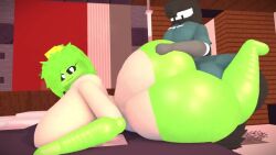 1futa 1girls animated anthro_penetrating big_breasts futa_on_female futanari hbtheender inflation monster_girl slime_girl slimer_(stemingbunbun) stemingbunbun tagme vaginal_penetration video