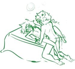 drunk drunk_bubble j1zzt4zzt1k k4t4ztik kotatsu line_art motion_lines self_upload shin_tsukimi skinny sou_hiyori your_turn_to_die yttd