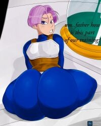 1boy 1femboy ass big_ass detnox dragon_ball dragon_ball_z dumptruck_butt edit femboy feminine feminine_male giant_ass girly huge_ass imminent_incest looking_back male_only solo solo_male thick thick_ass thick_boy thick_thighs trunks_briefs