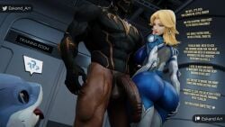 1boy 1girls 3d adultery affair ai_generated black_male_white_female black_panther_(marvel) black_panther_(marvel_rivals) blonde_hair blue_eyes bodysuit cheating cheating_wife clothed_female_nude_male dark-skinned_male dark_skin eskandart faceless_male fantastic_four female infidelity interracial invisible_woman invisible_woman_(marvel_rivals) jeff_the_land_shark large_penis light-skinned_female light_skin looking_at_penis male married_woman marvel marvel_rivals muscular_male netorare ntr open_mouth penis_awe precum straight sue_richards sue_storm t'challa text