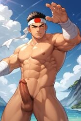 ai_generated bara big_penis gay goro_daimon male male_only muscular muscular_male penis ryderonfire solo yaoi