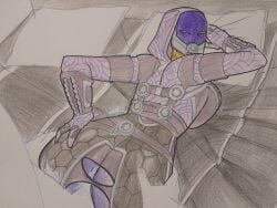 quarian from mass effect by churino6