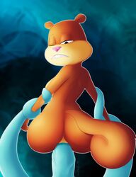 sandy cheeks from nickelodeon by redbenjamin