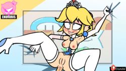 anal animated faceless_male high_heel_boots mario_(series) nintendo norehana_art princess_peach pussy super_mario_bros._3 super_mario_odyssey tagme thigh_boots