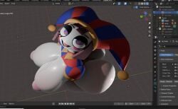 pomni (the amazing digital circus) from glitch productions by zaviel
