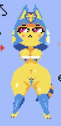 ankha from animal crossing by kingcroc