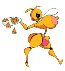 toy chica (fnaf) from five nights at freddy's by keelgabeytheart