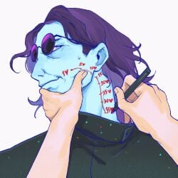 animated blowjob chocking deepthroat dildo gay masculine_gay mister_qi stardew_valley