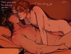 armitage_hux general_hux kylo_ren on_top penis riding star_wars the_force_awakens yaoi