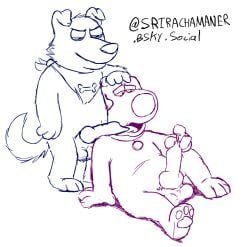 brian griffin from family guy by srirachamander