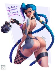 jinx (league of legends) from league of legends by miggy art
