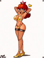 princess daisy from mario (series) by marodraws