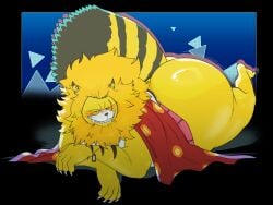 big_ass chubby chubby_male fat_butt feline furry male_only massive_ass minkmen_(one_piece) nekomamushi satsui-n0-had0u solo_male yellow_fur