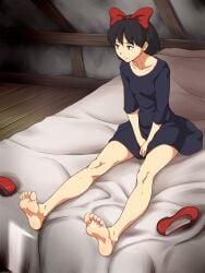 1girls feet female female_only foot_fetish kiki kiki's_delivery_service maku_(l-u) soles solo